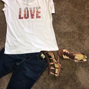 NY&Co LOVE Sequin Tee 🍁